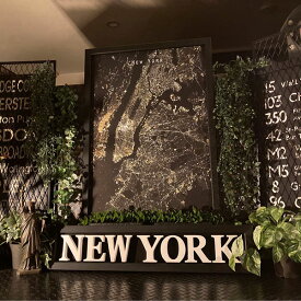 ｢NEWYORK NIGHT ART 衛星写真｣キャンバス製 高級アートパネル ブルックリンスタイル 男前インテリア ミッドセンチュリーインテリア NEWYORK インダストリアル アートパネル バスロールサイン アメリカンモダン アメリカンビンテージ アートパネル DandyLifeSpace
