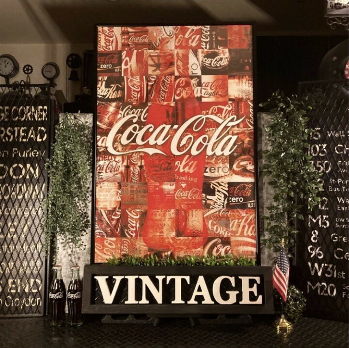 楽天市場】｢COCA-COLA パッチワーク正規ライセンス｣超超大型ポスター 