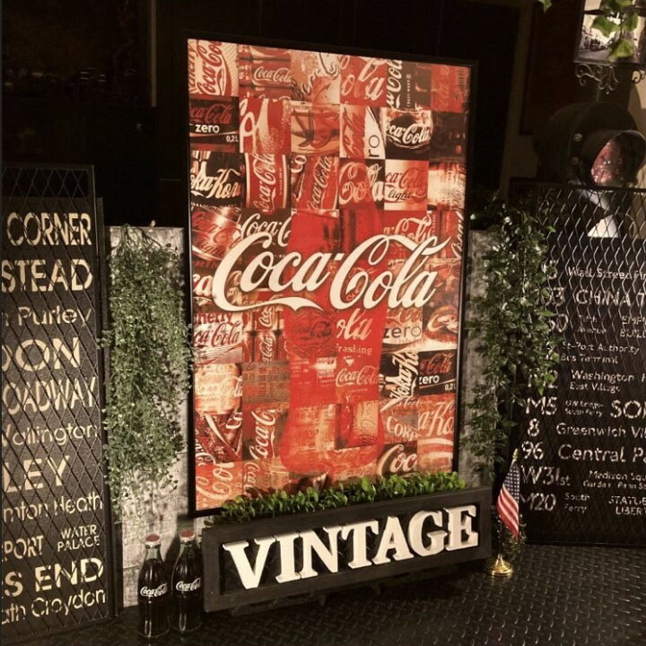 楽天市場】｢COCA-COLA パッチワーク正規ライセンス｣超超大型ポスター 