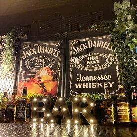 2枚組!! ｢JACK DANIEL'S｣!! 正規ライセンス!! 大型アートポスターD!! カフェインテリア オールドアメリカン インダストリアル アメリカンビンテージ アメリカンレトロ ジャックダニエル BROOKLYN 男前インテリア 店舗什器 店舗装飾 バスロールサイン DandyLifeSpace