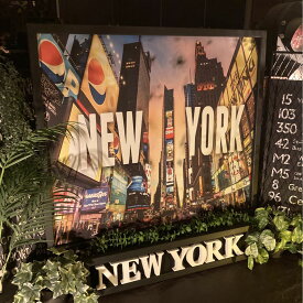 ｢NEWYORK TIMES SQUARE｣!! 超超大型アートパネル(額入り)!! ブルックリンスタイル 男前インテリア アメリカンビンテージ BROOKLYN NEWYORK ポップアート アートパネル カフェインテリア アメリカンカジュアル VINTAGE 店舗什器 店舗展示品 DandyLifeSpace