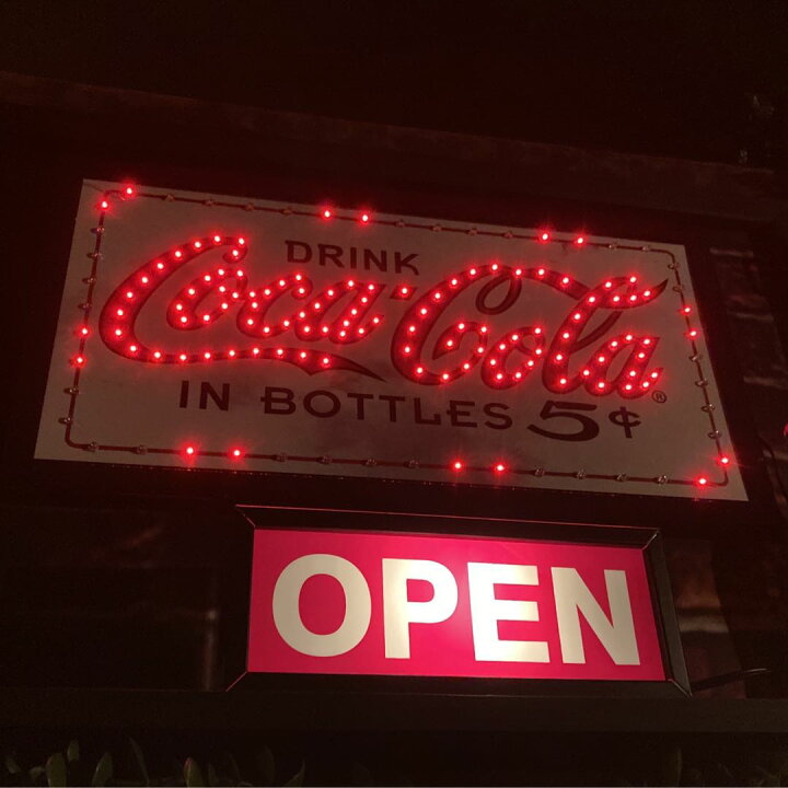 コカコーラ ネオン管 アンティーク インテリア ビンテージ アメリカン  