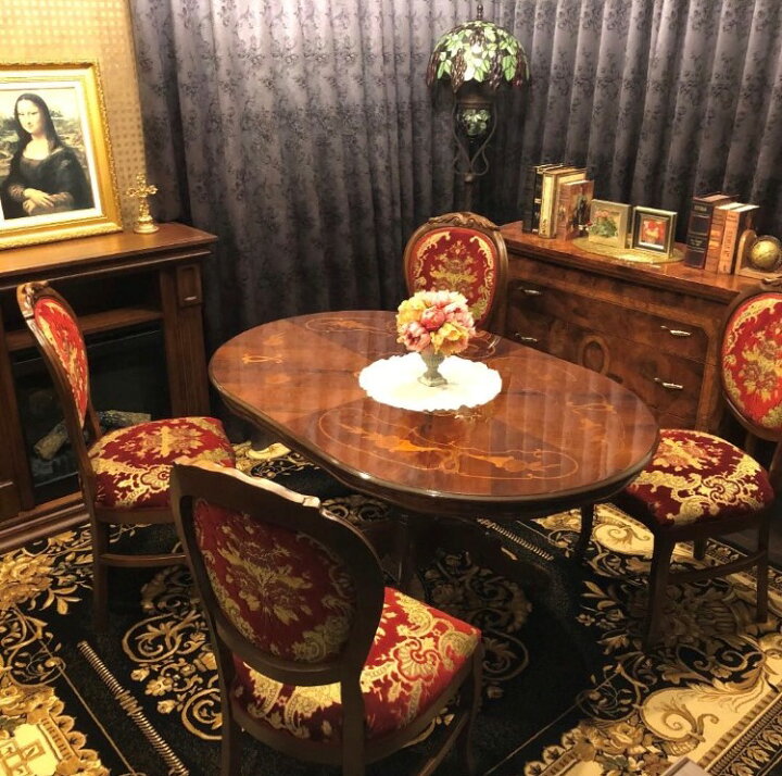 楽天市場】大特価 SALE!! MADE IN ITALY!! 高級象嵌ダイニングテーブル 