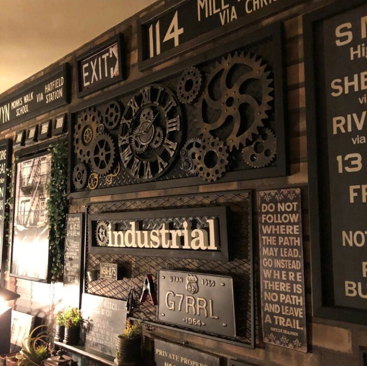 楽天市場】INDUSTRIAL＆VINTAGE IRON WALL FENCE!! ブルックリン 男前 
