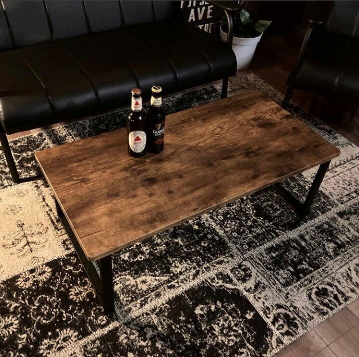 楽天市場】大特価 送料込!! 男前インテリア!! IRON＆WOODテーブル 