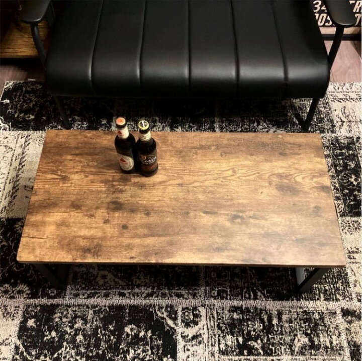 楽天市場】大特価 送料込!! 男前インテリア!! IRON＆WOODテーブル 