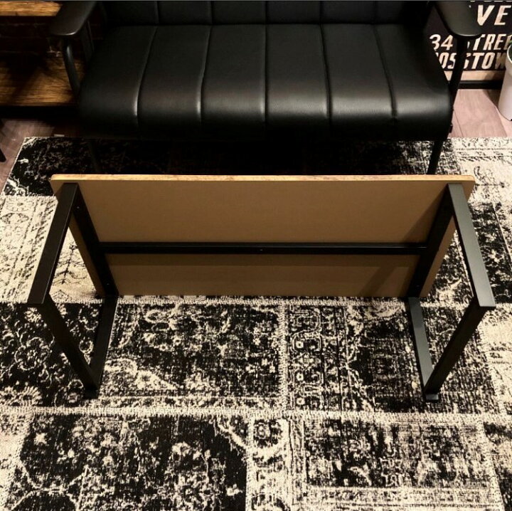 楽天市場】大特価 送料込!! 男前インテリア!! IRON＆WOODテーブル 