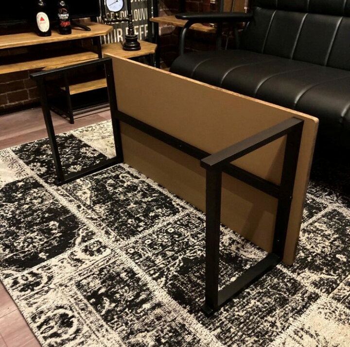 楽天市場】大特価 送料込!! 男前インテリア!! IRON＆WOODテーブル 