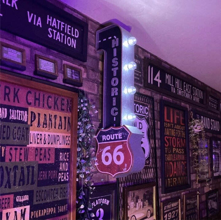 楽天市場】AMERICAN VINTAGE!! LEDネオンサイン!! ｢ROUTE66 