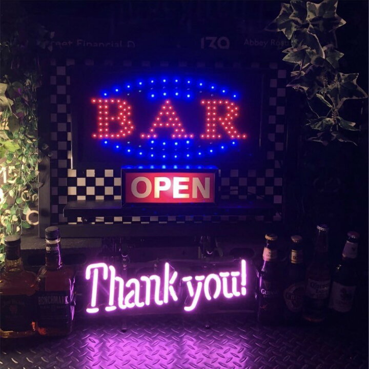 楽天市場】AMERICAN DINER!! ネオンサイン(ガラス管)!! ｢Thank you  