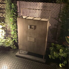 インダストリアル・ロッカー・デザイン!! 高級アンブレラスタンド(メタルシルバー)!! ブルックリンインテリア 男前インテリア アメリカンビンテージ カフェインテリア 配管インテリア バスロールサイン オールドアメリカン アメリカンカジュアル DandyLifeSpace