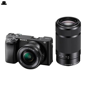[�V�i] �\�j�[ SONY �~���[���X���J���� �_�u���Y�[�������Y�L�b�g�u���b�N ILCE-6400Y-B ILCE6400YB 4548736100497