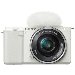 [�V�i] SONY �\�j�[ VLOGCAM ZV-E10L �p���[�Y�[�������Y�L�b�g �~���[���X���J���� �z���C�g 4548736128552