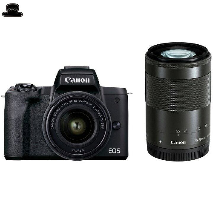 楽天市場】[新品] キヤノン/ CANON EOS Kiss M2 ダブルズームキット 