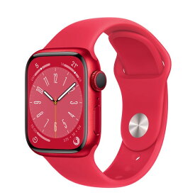 新品未開封 Apple Watch Series 8 GPSモデル 45mm MNP43J/A [(PRODUCT)REDスポーツバンド] アップルウォッチ 4549995337341