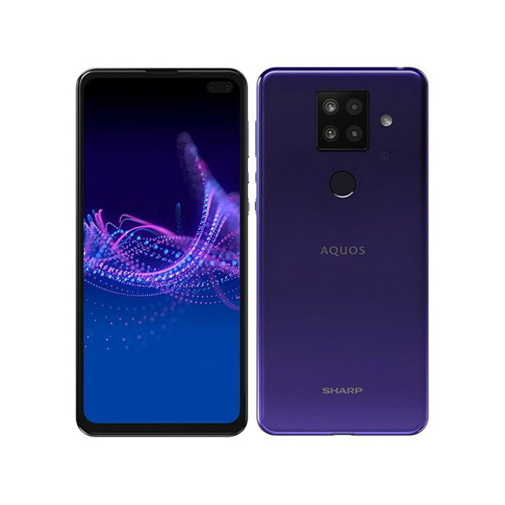楽天市場】[新品]AQUOS sense4 Plus SH-M16 本体 SIMフリー 紫 purple 