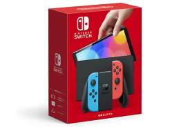 [新品]　Nintendo Switch有機ELモデルJoy-Con(L)ネオンブルー/(R)ネオンレッド HEG-S-KABAA 4902370548501