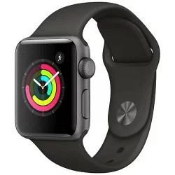 新品 保証未開始 Apple Watch Series マーケット 本命ギフト 3 GPSモデル 4549995043525 MTF32J 42mm A アップルウォッチ ブラックスポーツバンド