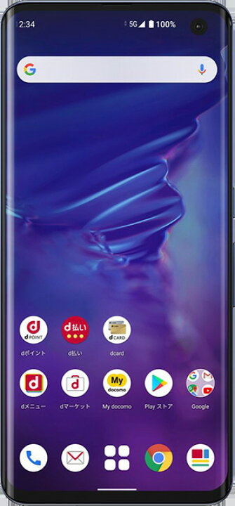 楽天市場】[新品] docomo arrows 5G F-51A ネイビーブラック SIMロック  
