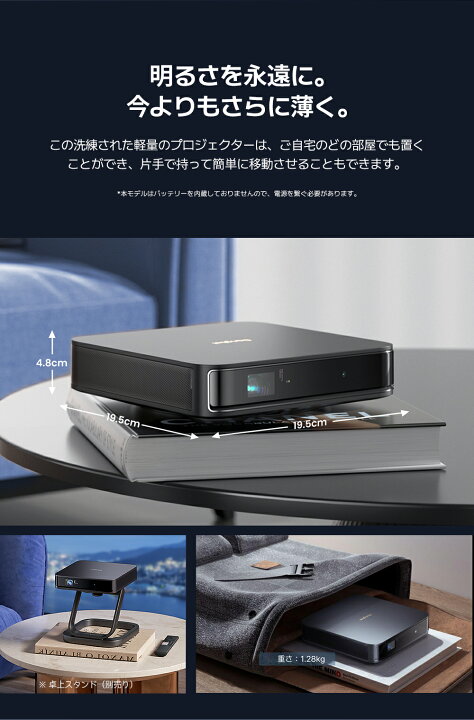 楽天市場】プロジェクター Dangbei（ダンベイ）Atom レーザー 小型 