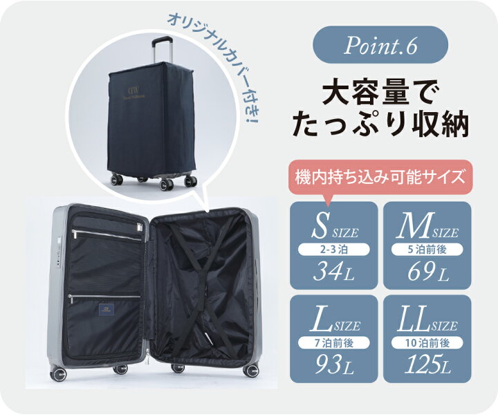 楽天市場】【公式】 ダニエルウェリントン キャリーケース 中サイズ 