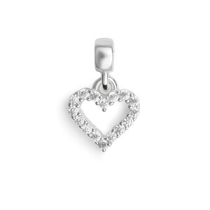 _MAX22%OFFN[|^ _2Nۏ؁^n[g`[ _jGEFg DW Charm Heart Contour White Crystal uh 20 30 S[h [YS[h Vo[ S925 NX^ }`b