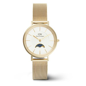 �_2�_�ȏ�w���ŃW���G���[�{�b�N�X�v���[���g�^ �r���v ���f�B�[�X �_�j�G���E�F�����g�� DW Daniel Wellington Petite Moonphase 32mm ���v �u�����h 20�� 30�� ���[�Y�S�[���h �S�[���h �V���o�[ �E�H