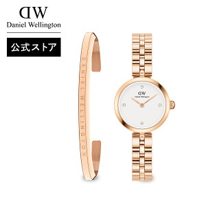腕時計 レディース ダニエルウェリントン DW Elan Lumine 22 RG White + Classic Bracelet RG Small 時計 ブランド 20代 30代 ウォッチ 大人 綺麗 上品 高級 エレガント シンプル 華やか ビジネス ホワイト ジュ