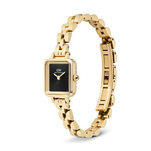 腕時計 レディース ダニエルウェリントン Quadro Mini 15.4x18.2 Arch 3-Link デザイン 時計 ブランド 20代 30代 ウォッチ 大人可愛い 上品 綺麗 華やか 高級 かっこいい スクエア シルバー ローズゴール