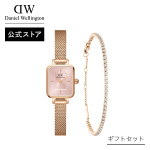 �M�t�g�Z�b�g ���� �_�j�G���E�F�����g�� Daniel Wellington Quadro Mini 15.4x18.2 Melrose RG Blush + Classic Tennis Bracelet RG ���v �u���X���b�g �u�����h 20�� 30�� �E�H�b�` ��l ���� ��i �V���v�� �M�t�g �v