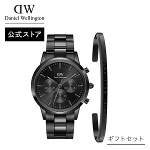 �M�t�g�Z�b�g �j�� �_�j�G���E�F�����g�� Daniel Wellington Iconic Chronograph 42 Link B Onyx + Classic Bracelet Black Large ���v �u���X���b�g �u�����h 20�� 30�� �E�H�b�` �o���O�� ��l ��i ������� �u���b�N
