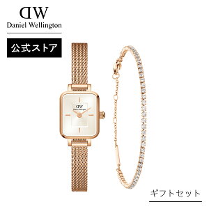 �M�t�g�Z�b�g ���� �_�j�G���E�F�����g�� Daniel Wellington Quadro Mini 15.4 x 18.2 Melrose RG Champagne + Classic Tennis Bracelet RG ���v �u���X���b�g �u�����h 20�� 30�� �E�H�b�` ��l ���� ��i �N���V�b�N �M�t