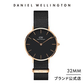 ＼MAX22%OFFクーポン／ 腕時計 メンズ レディース ダニエルウェリントン DW Petite Cornwall Black 32mm 時計 ブランド 20代 30代 ウォッチ おしゃれ ブランド ブラック かっこいい 高級 上品 大人 綺麗 ビジネス ファッション 丸型 彼女 ペア ギフト プレゼント 祝い 記念
