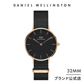 腕時計 メンズ レディース ダニエルウェリントン DW Petite Cornwall Black 32mm 時計 ブランド 20代 30代 ウォッチ おしゃれ ブランド ブラック かっこいい 高級 上品 大人 綺麗 ビジネス ファッション 丸型 彼女 ペア ギフト プレゼント 祝い 記念 公式 2年保証 送料無料