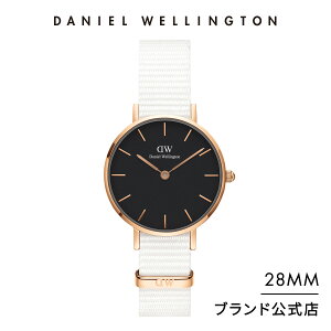 \MAX20%OFFクーポン/ 腕時計 メンズ レディース ダニエルウェリントン DW Petite Black Dover 28mm 時計 ブランド 20代 30代 ウォッチ おしゃれ ローズゴールド ブラック 大人 上品 綺麗 かわいい かっ