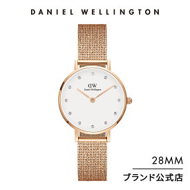 ＼MAX50%OFFセール／ 腕時計 レディース ダニエルウェリントン Daniel Wellington DW Petite 28 Pressed Lumine 時計 ブランド 20代 30代 ウォッチ 大人 綺麗 上品 エレガント 大人可愛い メッシュ 華やか ローズゴールド ゴールド シルバー ギフト プレゼント 祝い 記念