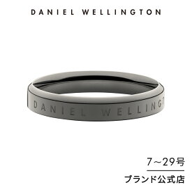 【公式ショップ/最新作】【送料無料】【大人気】ダニエルウェリントン Daniel Wellington Classic Ring Anthracite Grey クラシック リング スペースグレイ ペア指輪 金属アレルギー対応 高評価メンズリング シンプル デラックス ジュエリー 贈り物 プレゼント