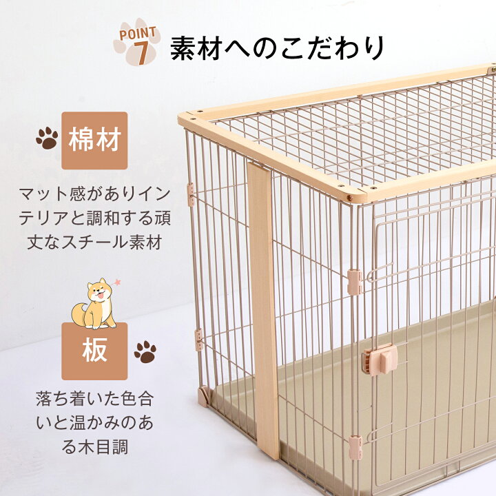 楽天市場】【先着クーポンで25%OFF！！】犬 ケージ 木製 屋根付き 