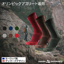 【楽天限定価格】【クーポン配布中】【送料無料】DANISH ENDURANCE ハイキングソックス 登山 靴下 メリノウール 厚手クッション 冬用 靴擦れ防止 抗菌 防臭 蒸れない 通気性 アウトドア ランニング　メンズ 　レディース 　 オリンピック選手着用モデル