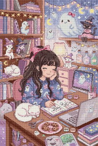 LETISTITCH �N���X�X�e�b�`�h�J�L�b�g ���e�B�X�e�B�b�`�yMidnight Magic Notes�z�����񂹏��i/�[��30�`90�����x