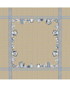 Le Bonheur des Dames NXXeb`hJLbg A Natural Linen Blue Dishes tX@㋉ҁ@6015