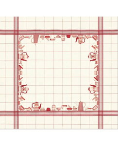 Le Bonheur des Dames NXXeb`hJLbg A Tablecloth Red Dishes tX@㋉