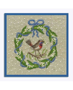 Le Bonheur des Dames NXXeb`hJLbg A y 5̃[X@May Wreath Bluethroat z tX 2692