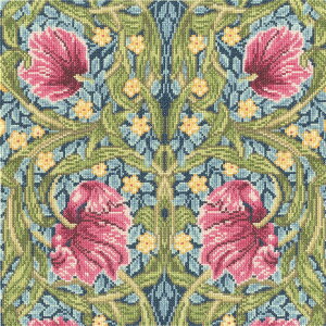 Bothy Threads�N���X�X�e�b�` �h�J�L�b�g �yPimpernel / �s���p�l���z �C�M���X�@XAC24�@�����Ҍ����@�A�C�[�_ �@William Morris�@�����X