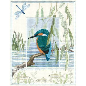 Bothy ThreadsNXXeb` hJLbg yWildlife - Kingfisher" (JZ~) z CMX DERWENTWATER DESIGNS