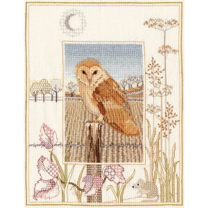 Bothy ThreadsNXXeb` hJLbg y"Wildlife - Barn Owl" (tNE)z CMX DERWENTWATER DESIGNS