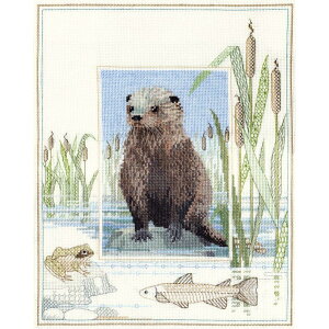 Bothy ThreadsNXXeb` hJLbg y "Wildlife - Otter" (JE\) z CMX DERWENTWATER DESIGNS