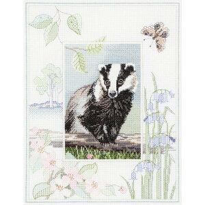 Bothy ThreadsNXXeb` hJLbg yWildlife - Badger" (AiO}) z CMX DERWENTWATER DESIGNS