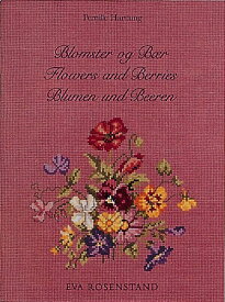 EVA ROSENSTAND クロスステッチ刺繍図案集　 Flowers and fruits デンマーク 北欧 チャート 90016