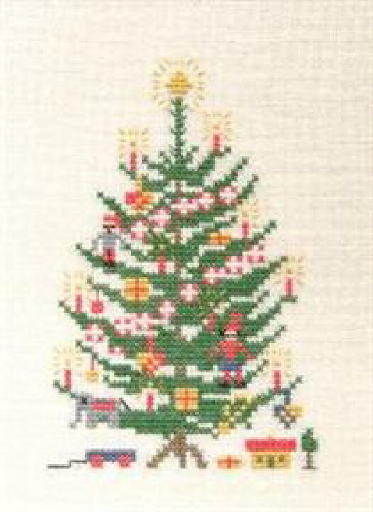 楽天市場】フレメ クロスステッチ 刺繍キット 【クリスマスツリー 